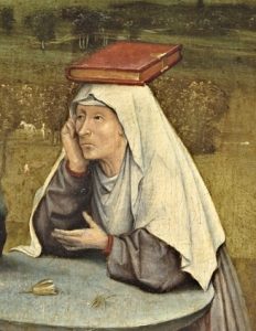 Particolare di un quadro di Bosch