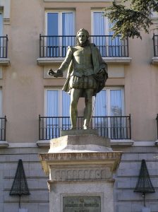 Statua Cervantes Madrid Statua Cervantes Madrid