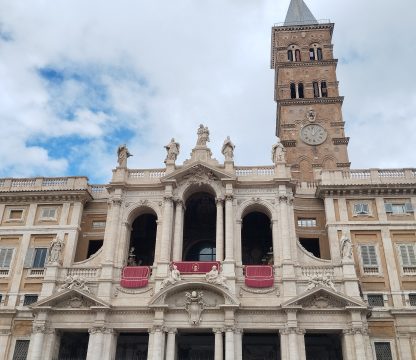 Facciata principale di Santa Maria Maggiore di Roma - Madrid